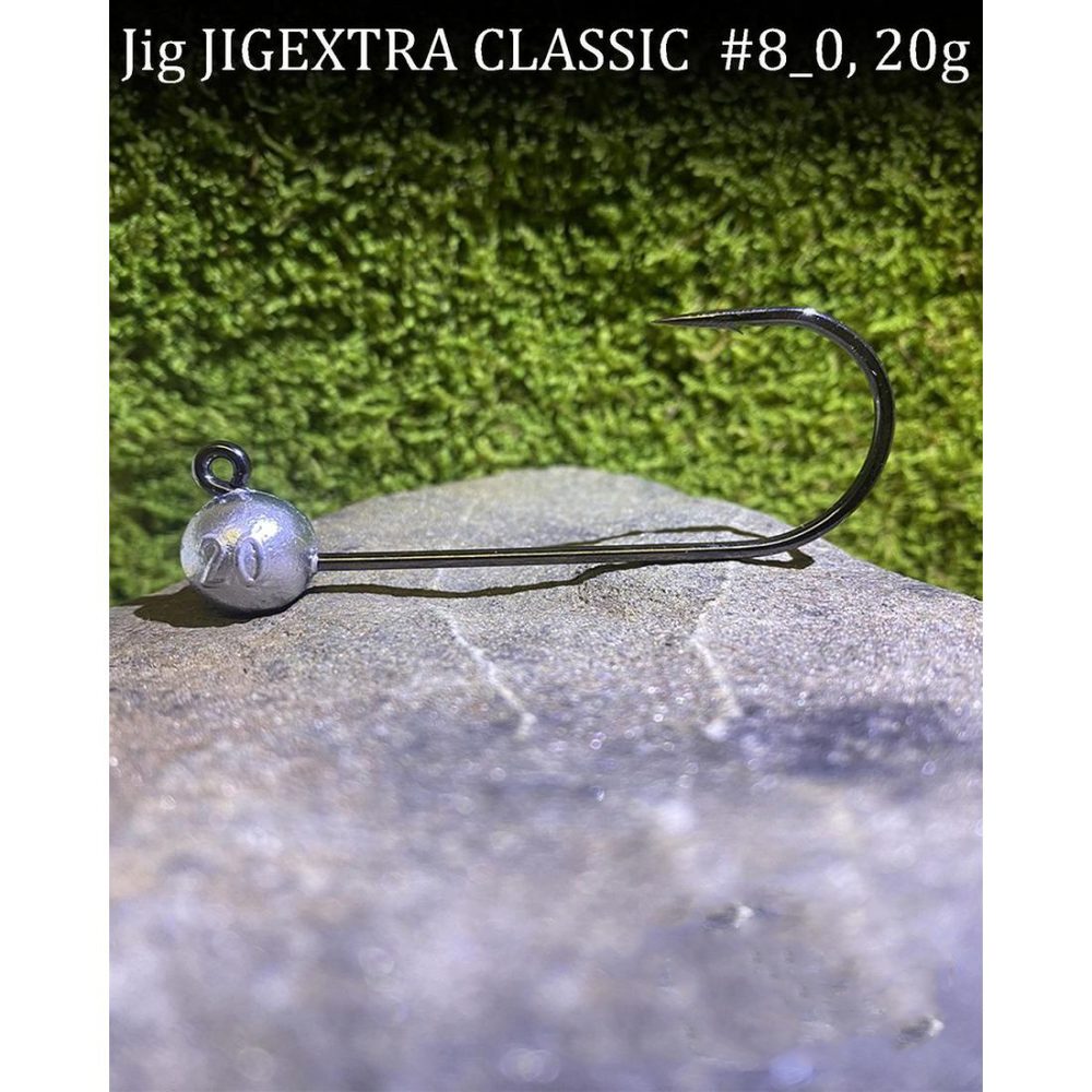 Fotografie Jigovky Jigové hlavičky Jigextra Classic vel.8/0 3ks - 30g