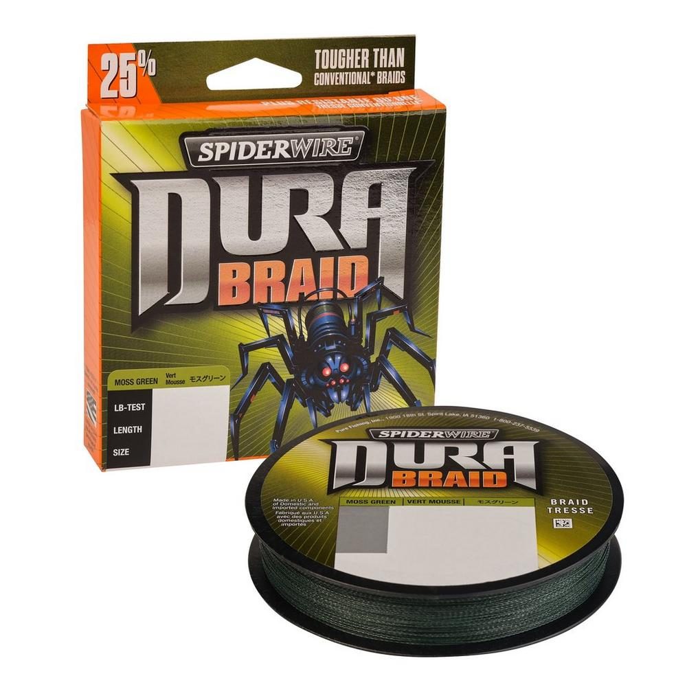 E-shop Spiderwire Šňůra Dura Braid Moss Green 135m - 0,15mm/13kg,Spiderwire Šňůra Dura Braid Moss Green 135m - 0,15mm/13kg