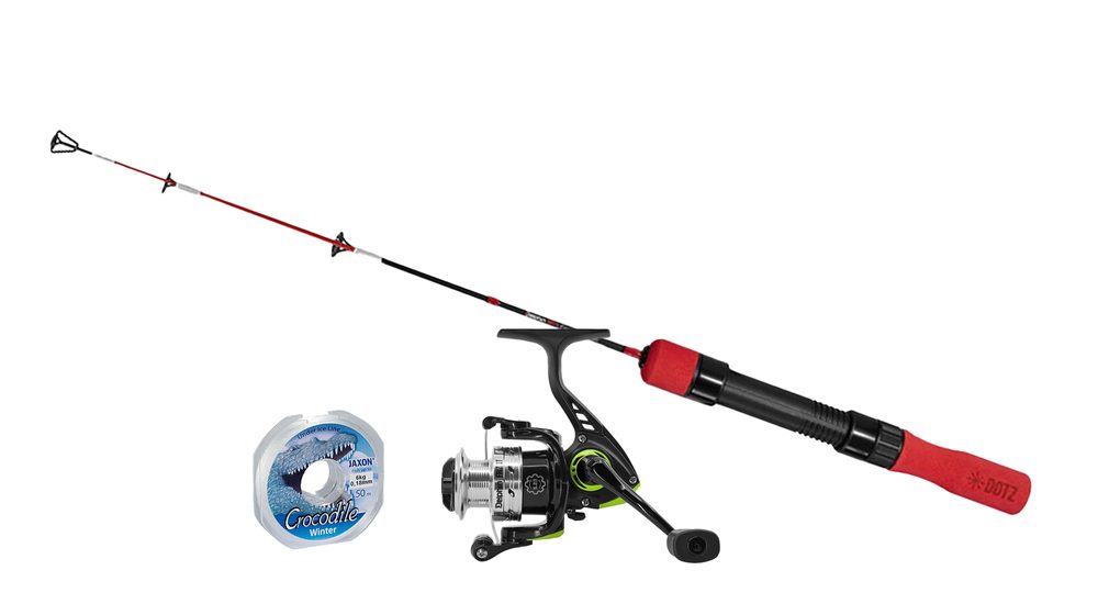 Delphin Sestava na dírky Dotz Glassfiber Soft 50cm + naviják Friz 1T + vlasec