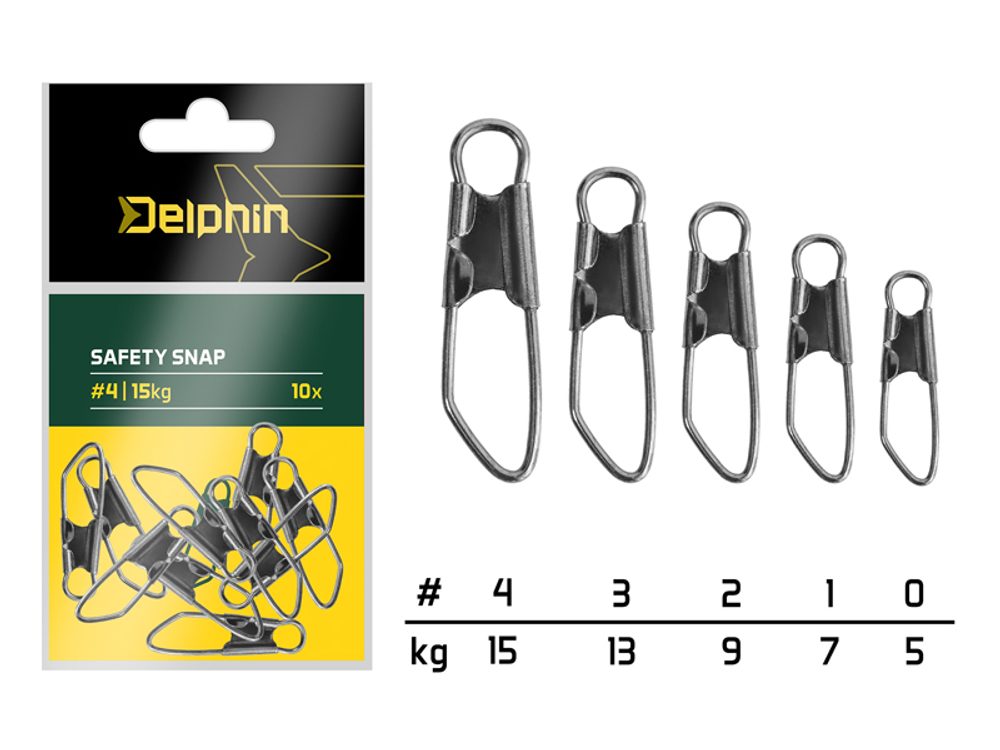 E-shop Delphin Karabinka Safety snap 10ks