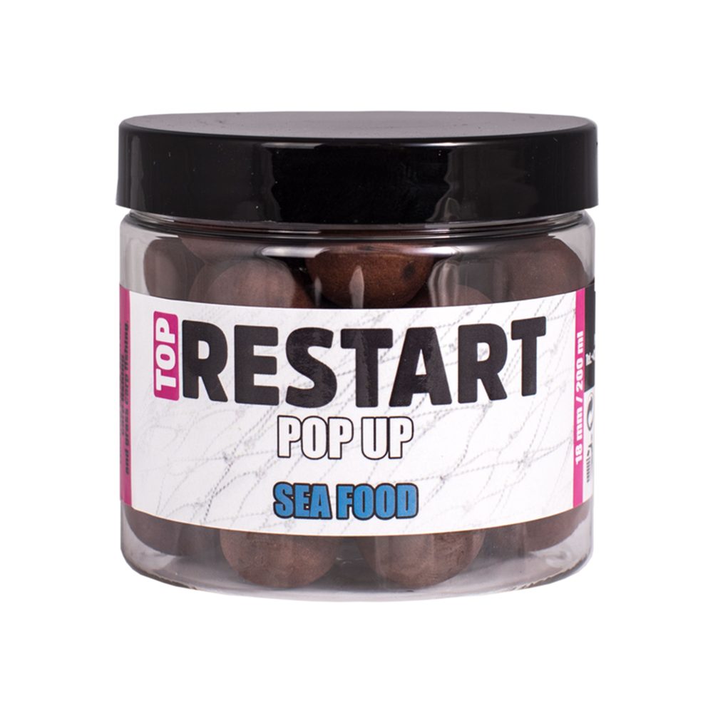 Fotografie LK Baits Pop-up Top ReStart Sea Food - 18mm 200ml