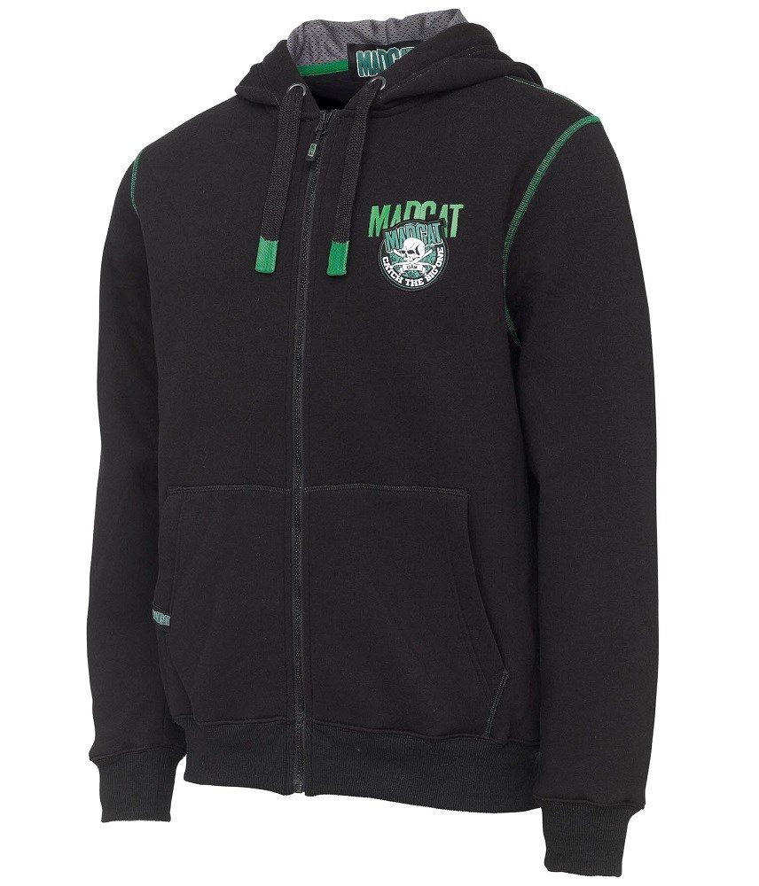 E-shop Madcat Rybářská Mikina Badge Logo Zip Hoodie Black Caviar - M,Madcat Rybářská Mikina Badge Logo Zip Hoodie Black Caviar - M
