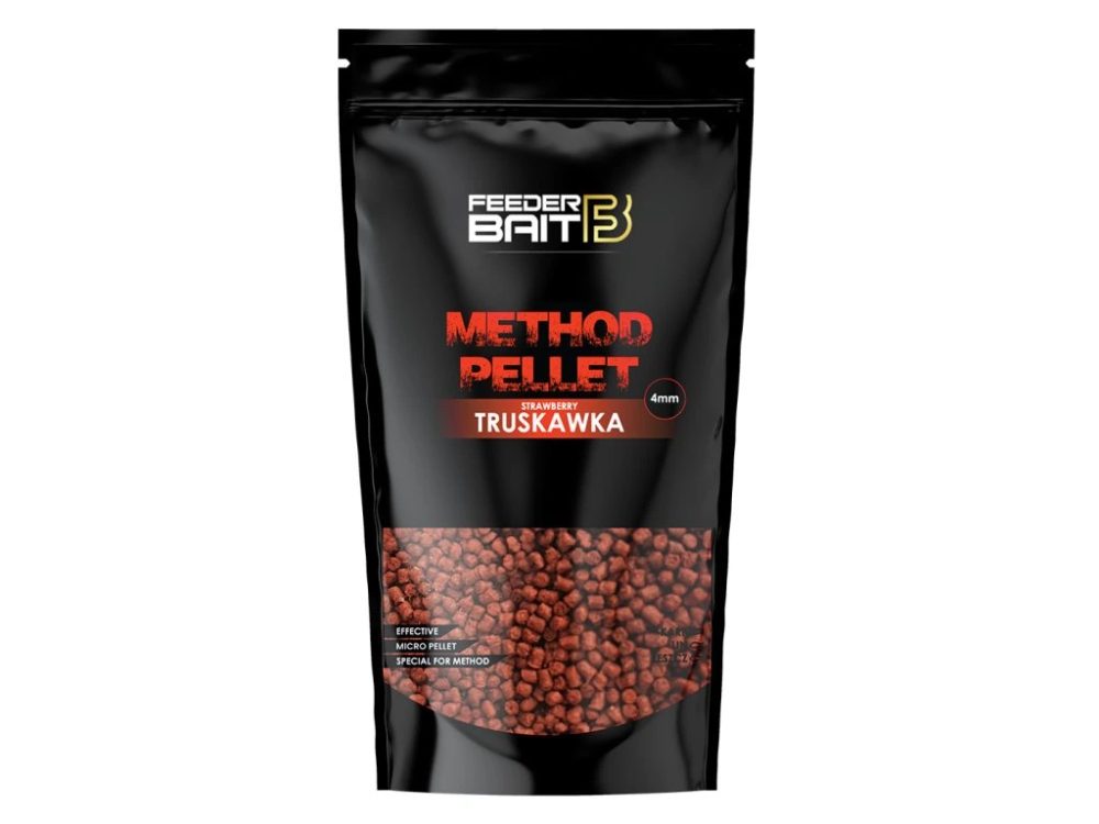 E-shop FeederBait Pelety Method Pellet 4mm 800g - Jahoda,FeederBait Pelety Method Pellet 4mm 800g - Jahoda