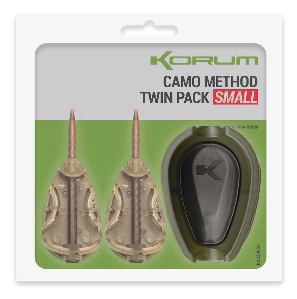E-shop Korum Feederové krmítka Camo Method Twin Packs,Korum Feederové krmítka Camo Method Twin Packs