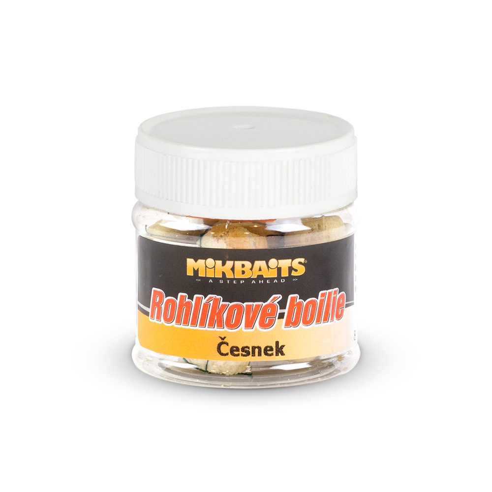 E-shop Mikbaits Rohlíkové boilie 50ml - Česnek,Mikbaits Rohlíkové boilie 50ml - Česnek