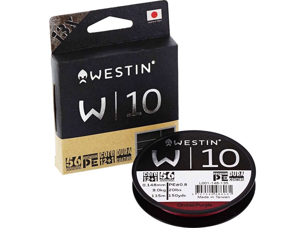 E-shop Westin Splétaná Šňůra W10 13 Braid Orchid Purple 135m - 0,08mm 6kg,Westin Splétaná Šňůra W10 13 Braid Orchid Purple 135m - 0,08mm 6kg