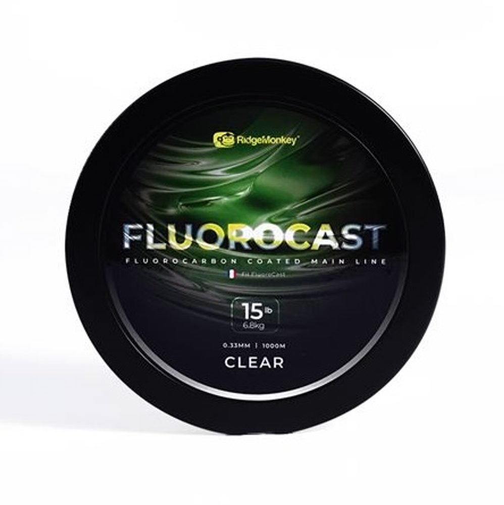 RidgeMonkey Vlasec FluoroCast Fluoro Coated Mainline 1000m - 0,42mm 22lb