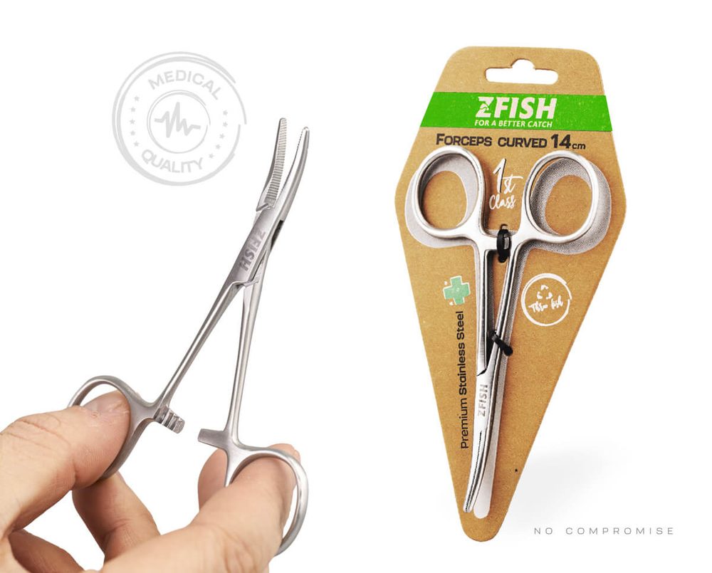 E-shop Zfish Pean Zahnutý Premium Quality - 10cm,Zfish Pean Zahnutý Premium Quality - 10cm