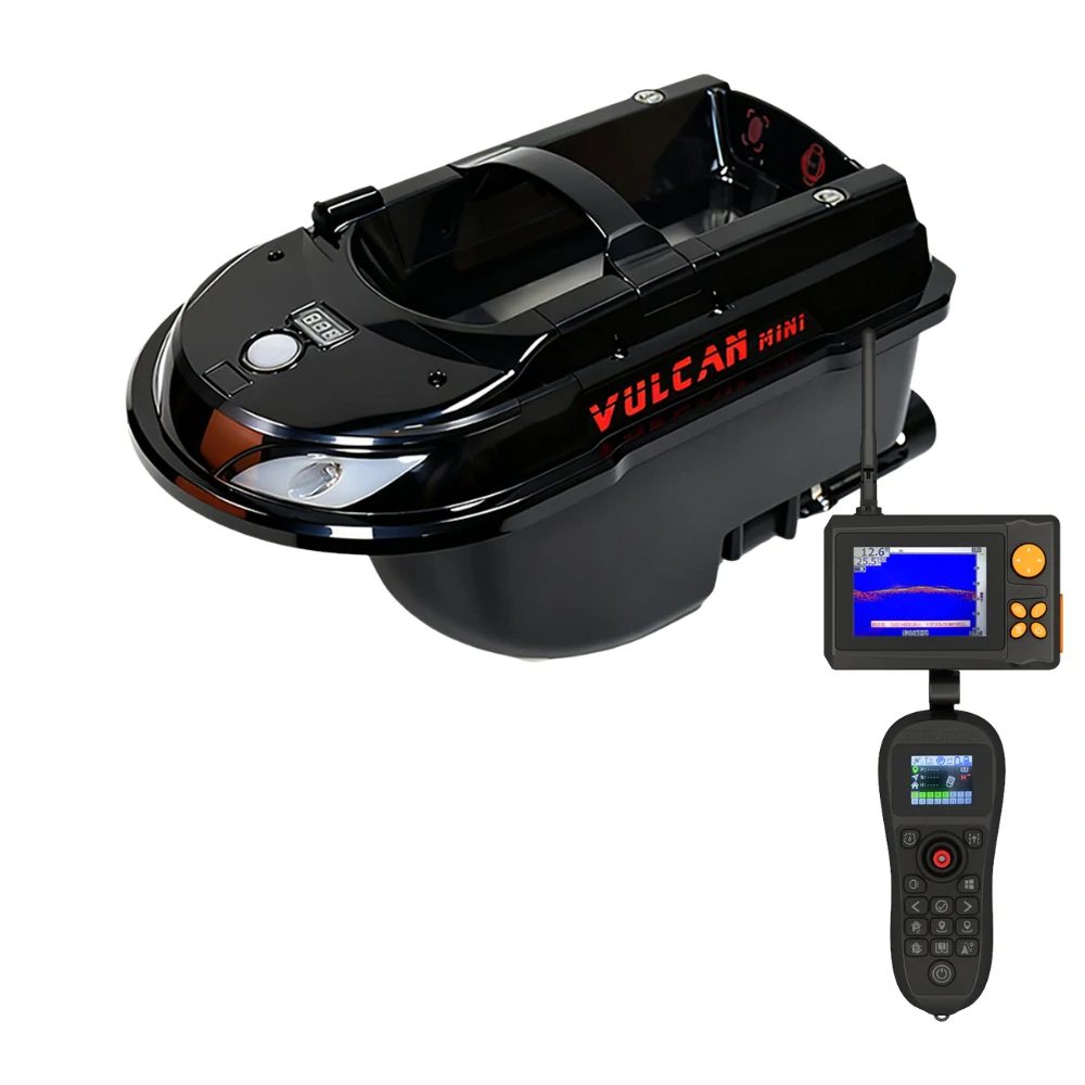 E-shop Boatman Zavážecí lodička Vulcan Mini PRO s GPS a Echolot Černá,Boatman Zavážecí lodička Vulcan Mini PRO s GPS a Echolot Černá