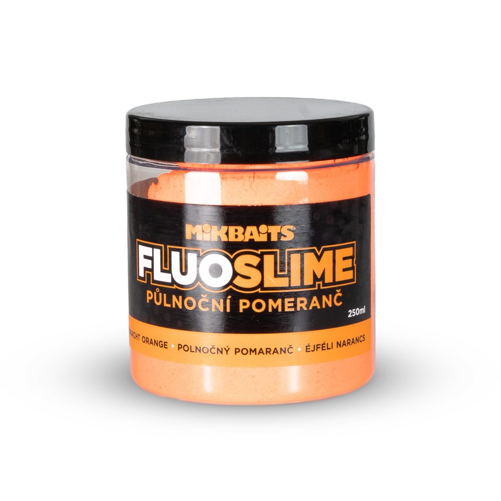 E-shop Mikbaits Obalovací Dip fluo slime 100g - Půlnoční pomeranč,Mikbaits Obalovací Dip fluo slime 100g - Půlnoční pomeranč