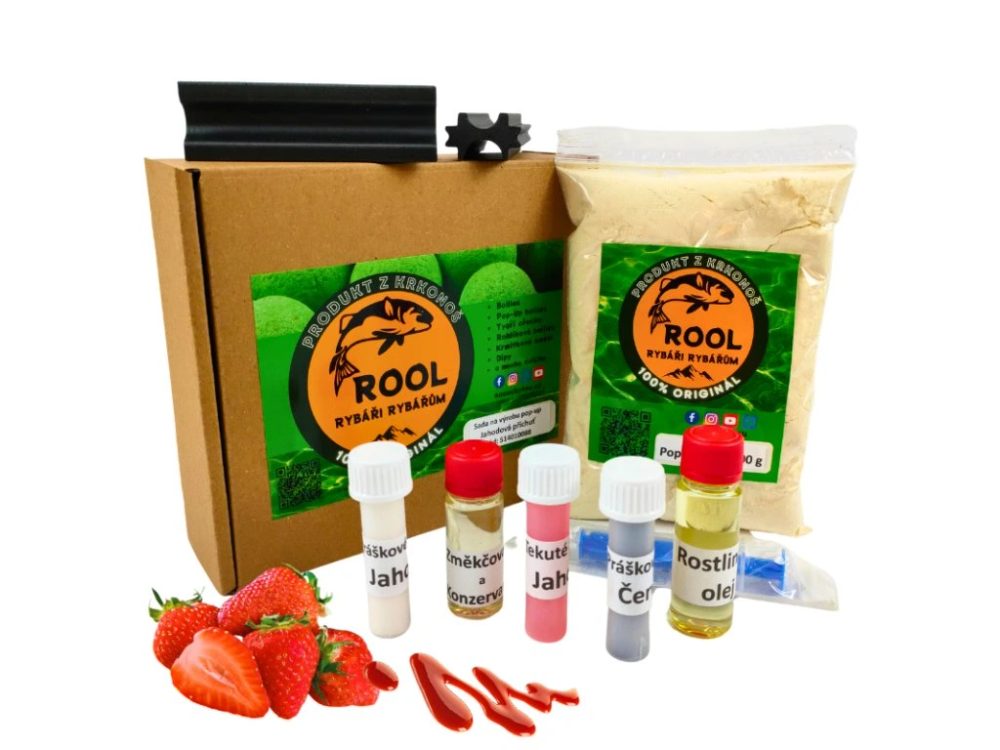 ROOL Kreativn� jahodov� sada na v�robu plovouc�ho boilies,ROOL Kreativn� jahodov� sada na v�robu plovouc�ho boilies