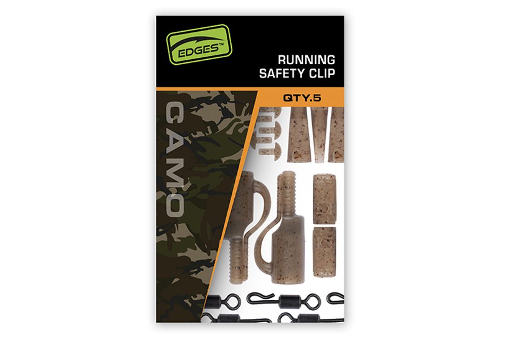 Fox Závěsky Edges Camo Running Safety Clip Kit 5ks