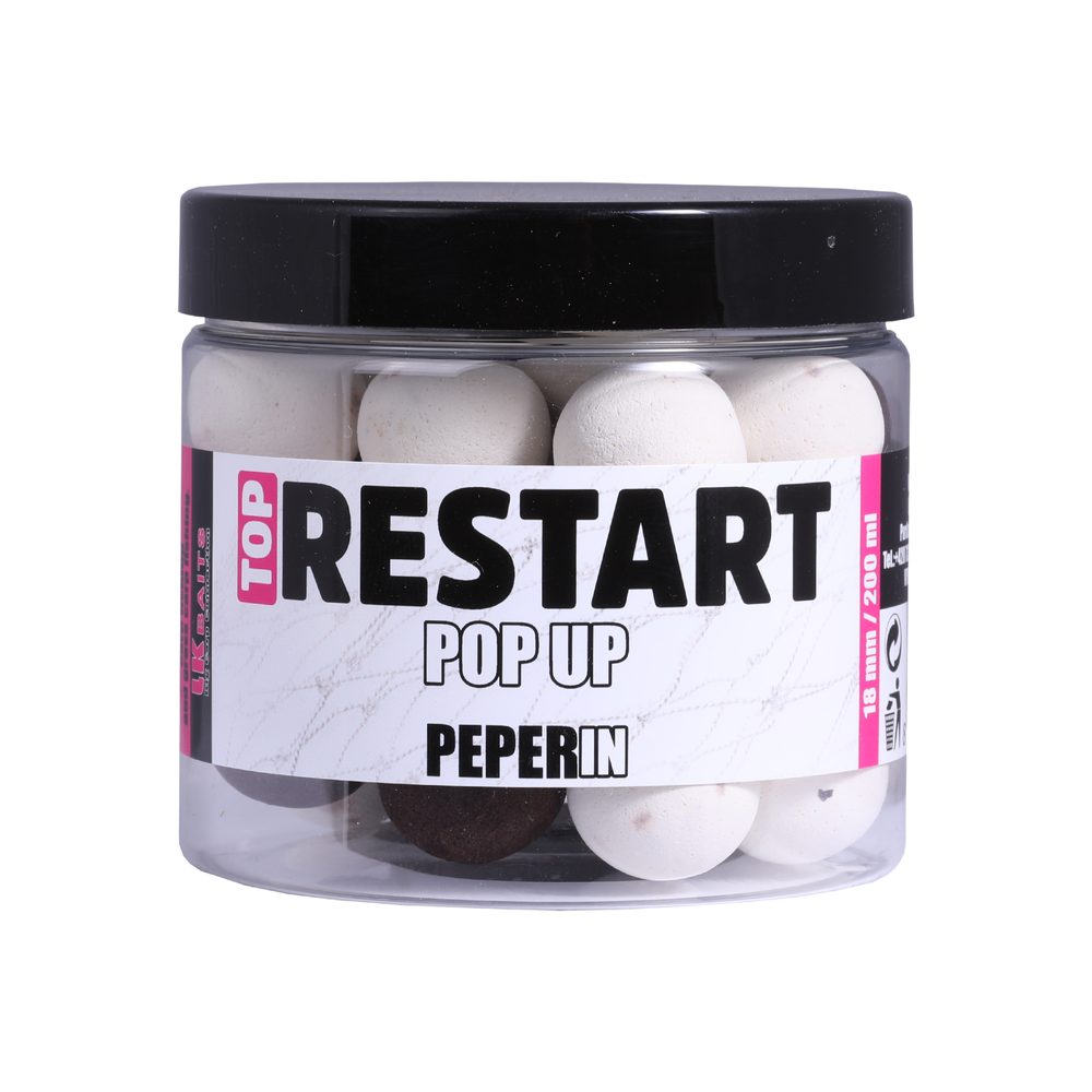 LK Baits Pop-up boilie TopRestart Peperin - 18mm 200ml