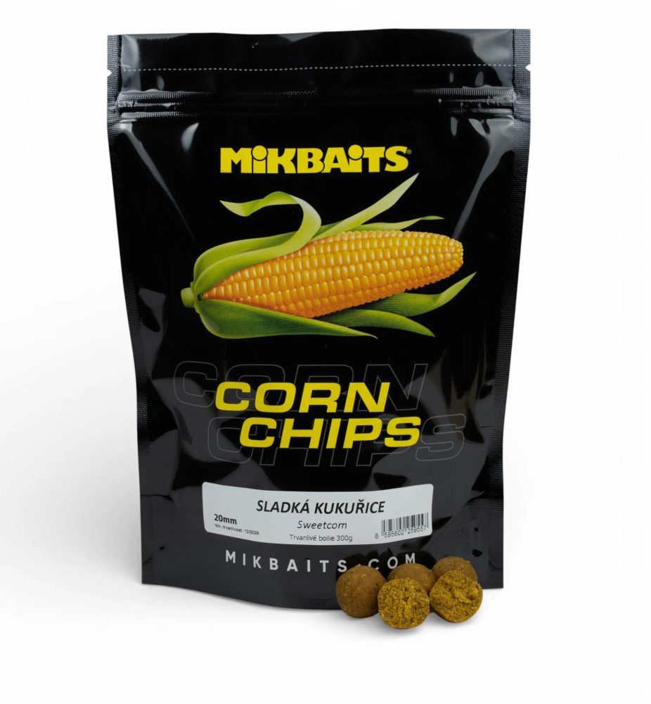 E-shop Mikbaits Boilies Corn Chips Sladká kukuřice - 24mm 2,5kg,Mikbaits Boilies Corn Chips Sladká kukuřice - 24mm 2,5kg