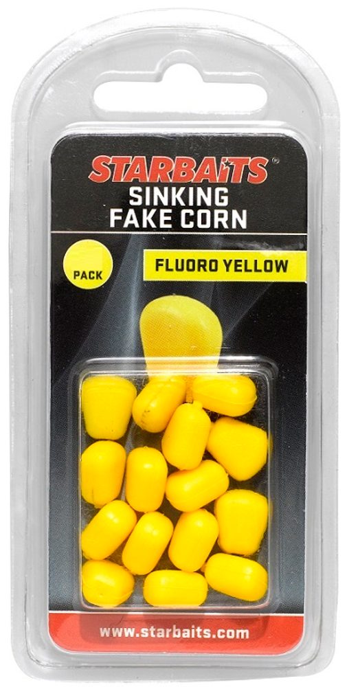 Starbaits Plovoucí kukuřice Floating Fake Corn XL 10ks - žlutá