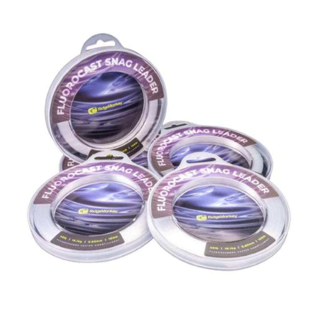 RidgeMonkey Fluorocarbon Fluorocast Snag Leader Clear 100m - 0,60mm