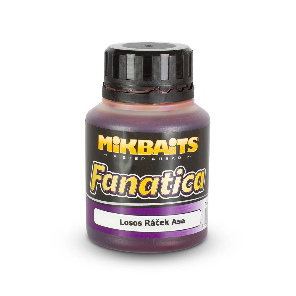 Mikbaits Dip Fanatica 125ml - Losos Ráček Asa