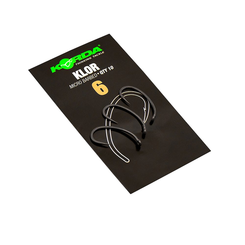 E-shop Korda Háčky Klor Hook 10ks - vel. 6,Korda Háčky Klor Hook 10ks - vel. 6