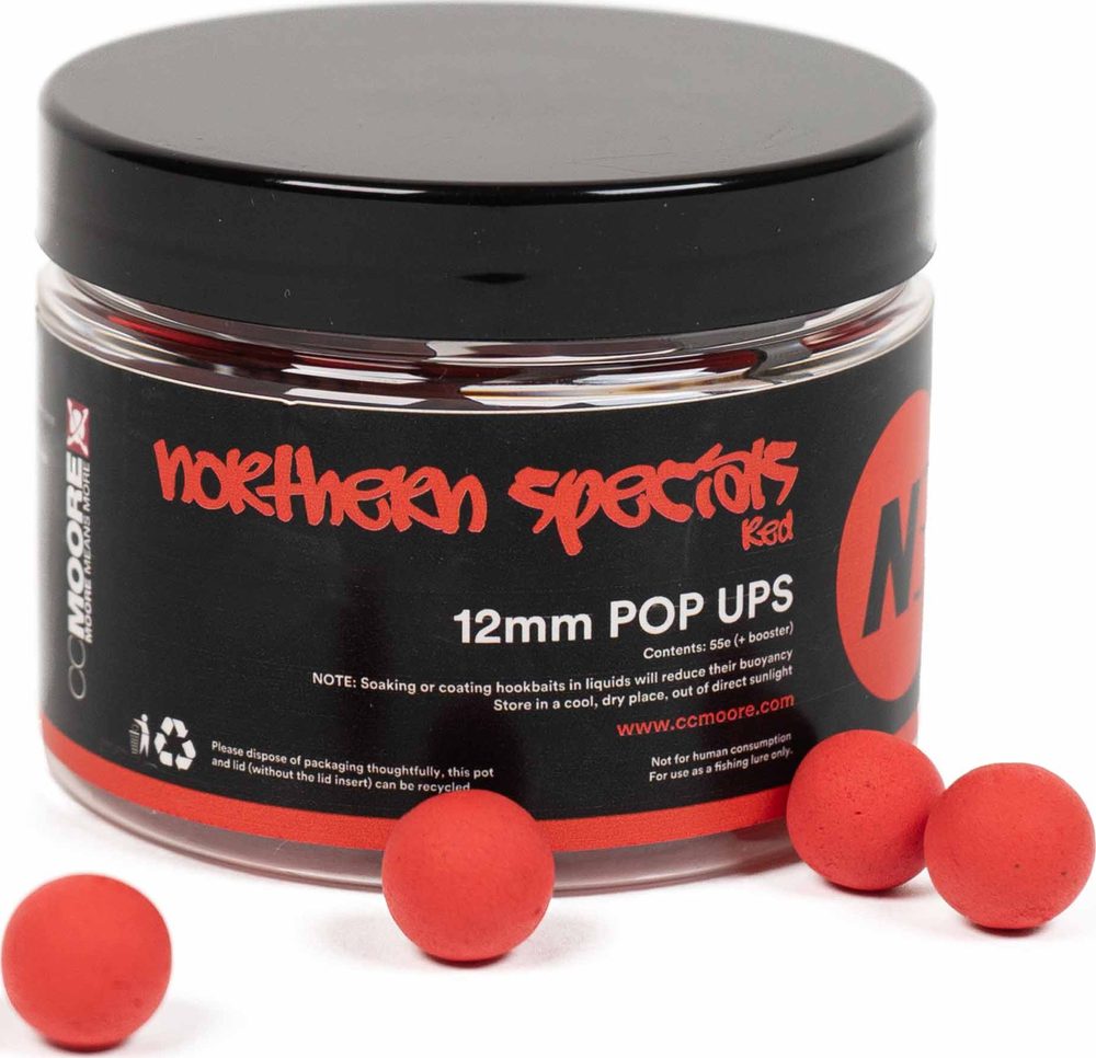 E-shop CC Moore Plovoucí boilie NS1 Pop Ups Red - 12mm 55ks,CC Moore Plovoucí boilie NS1 Pop Ups Red - 12mm 55ks