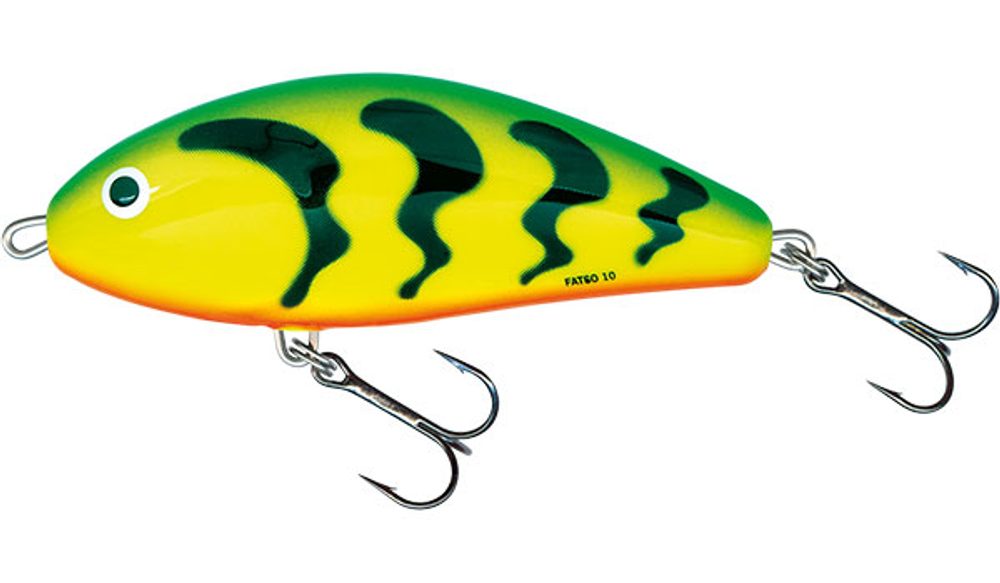 E-shop Salmo Wobler Fatso Sinking Green Tiger - 10cm,Salmo Wobler Fatso Sinking Green Tiger - 10cm