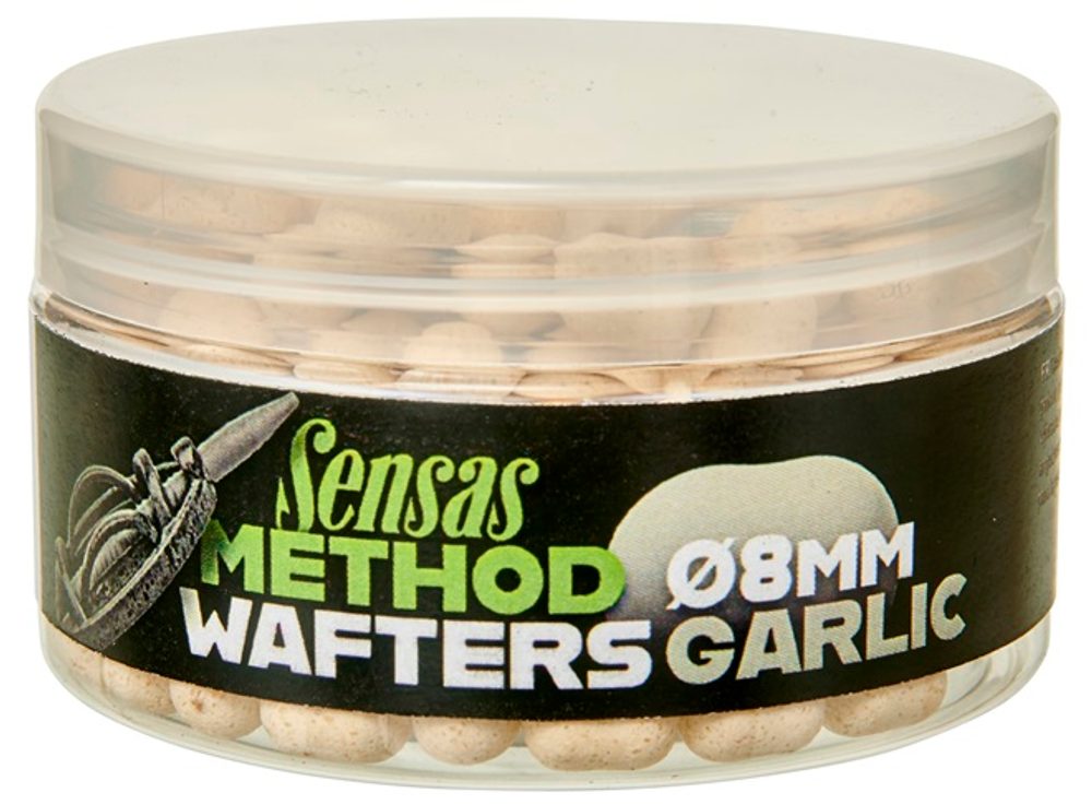 Sensas Wafters 8mm 45g - Garlic,Sensas Wafters 8mm 45g - Garlic