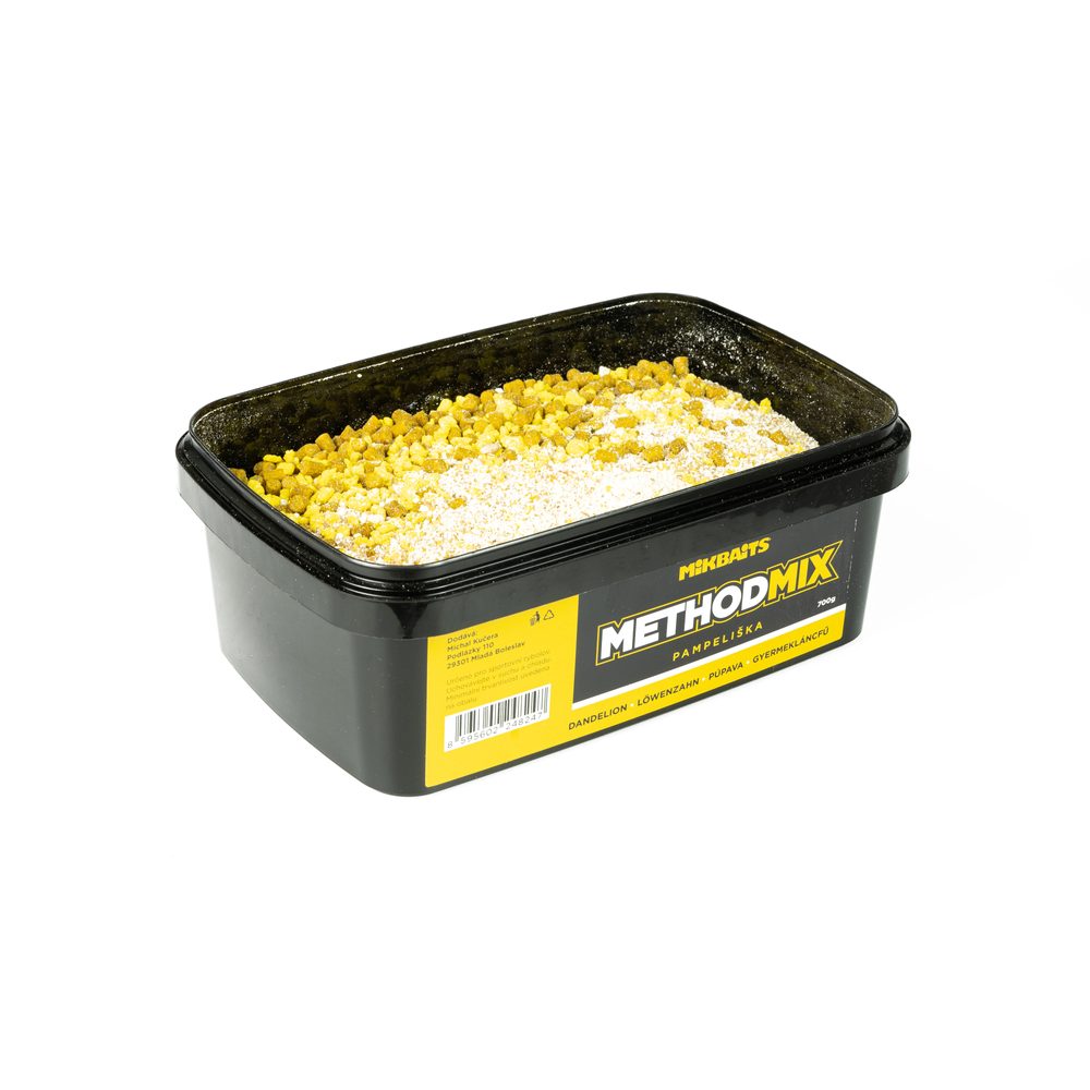 E-shop Mikbaits Method mix 700g - Pampeliška,Mikbaits Method mix 700g - Pampeliška