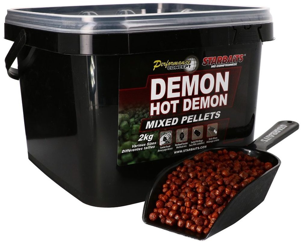 Starbaits Peletky Mixed Pellets 2kg - Hot Demon