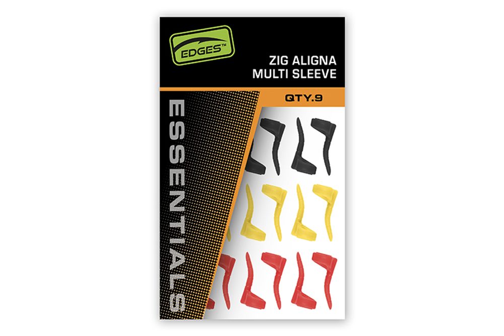 Fox Sada na Zig Rig Edges Zig Aligna kit Multi Sleeve kit 9ks