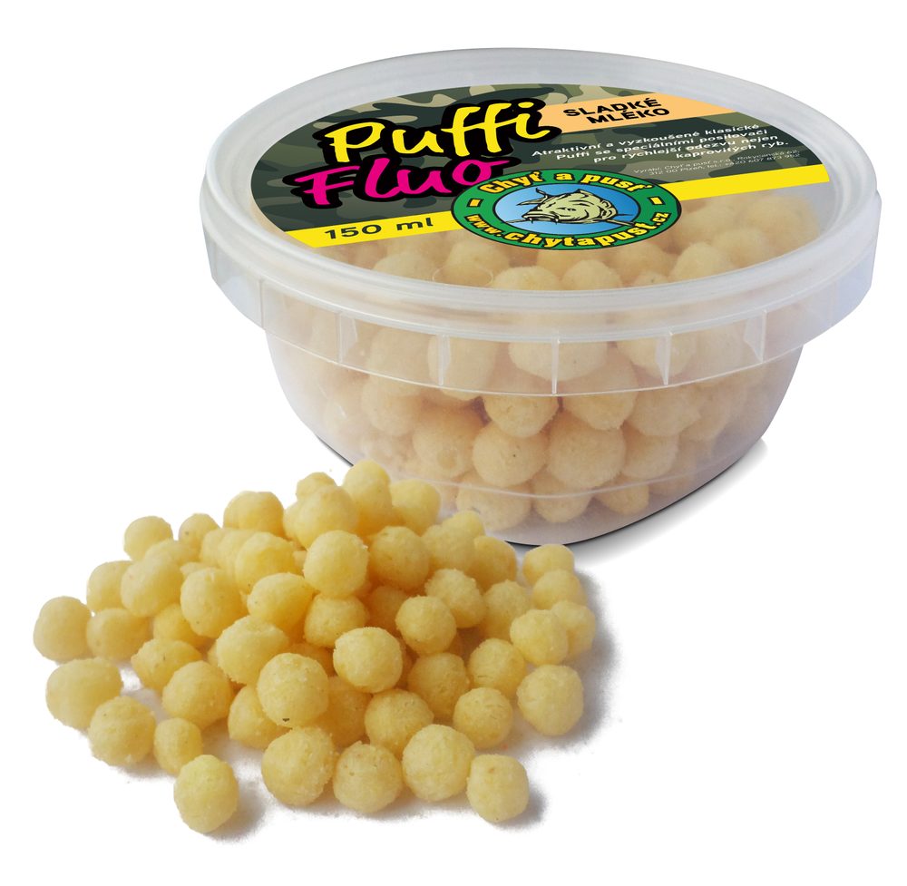 E-shop Chyť a pusť Puffi fluo 150ml - Sladké mléko,Chyť a pusť Puffi fluo 150ml - Sladké mléko