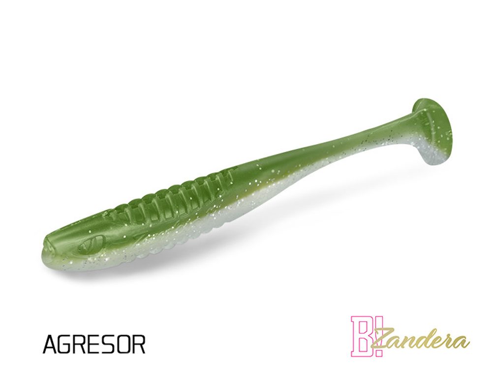 Fotografie Delphin Umělá nástraha Zandera FlexiFloat UVs 12cm 6x 5ks - AGRESOR