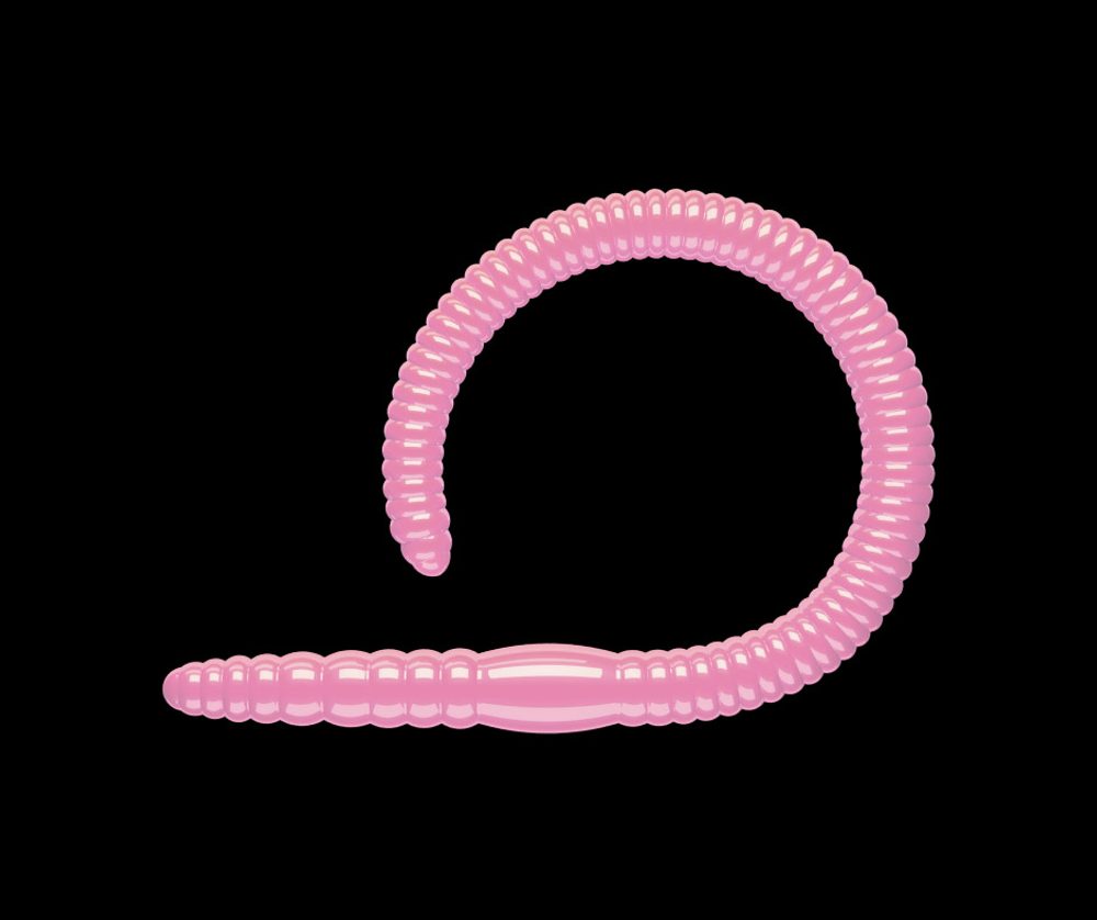 Fotografie Libra Lures Flex Worm 9,5cm 10ks - Bubble Gum