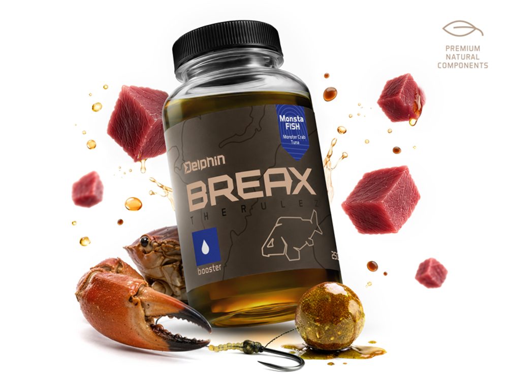 Delphin Booster BreaX/MonstaFISH Monster Krab-Tuňák 250ml
