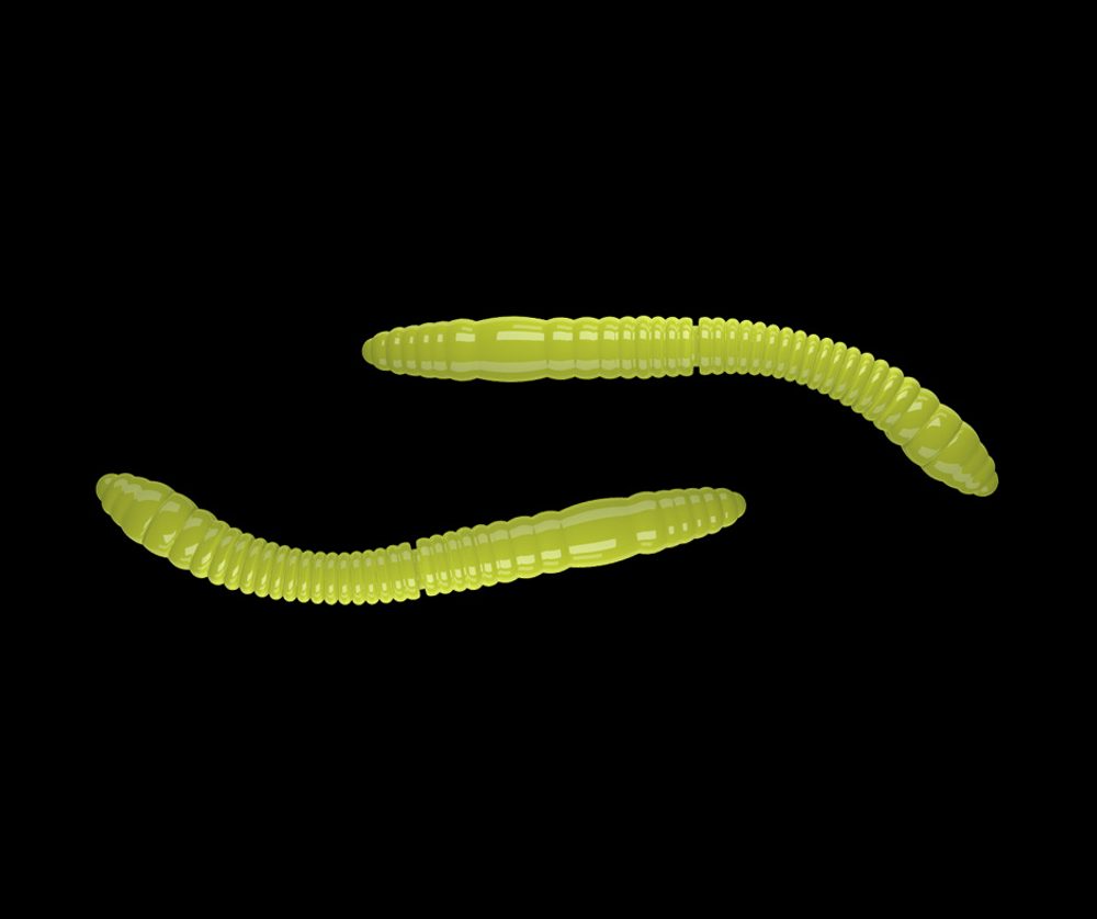 Libra Lures Fatty D’Worm Hot Yellow - D’Worm 6,5cm 10ks