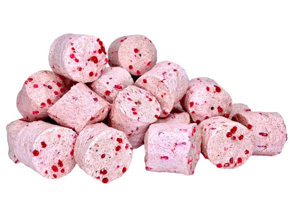 LK Baits Pelety Duo X-Tra Pellets 1kg - Wild Strawberry/Carp Secret 20mm