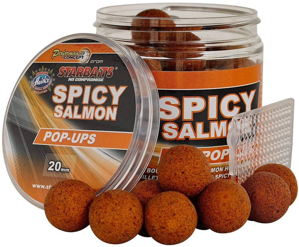 Starbaits Plovoucí boilies Pop Up Spicy Salmon 50g - 14mm