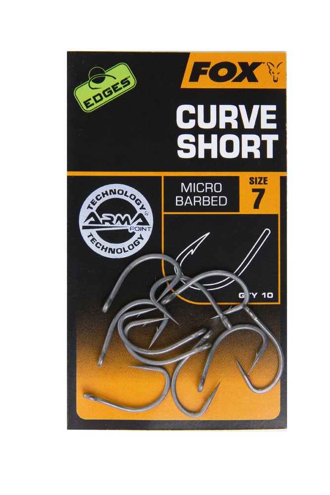 Fotografie Fox Háčky EDGES Curve Shank Short 10ks - vel. 5 Fox