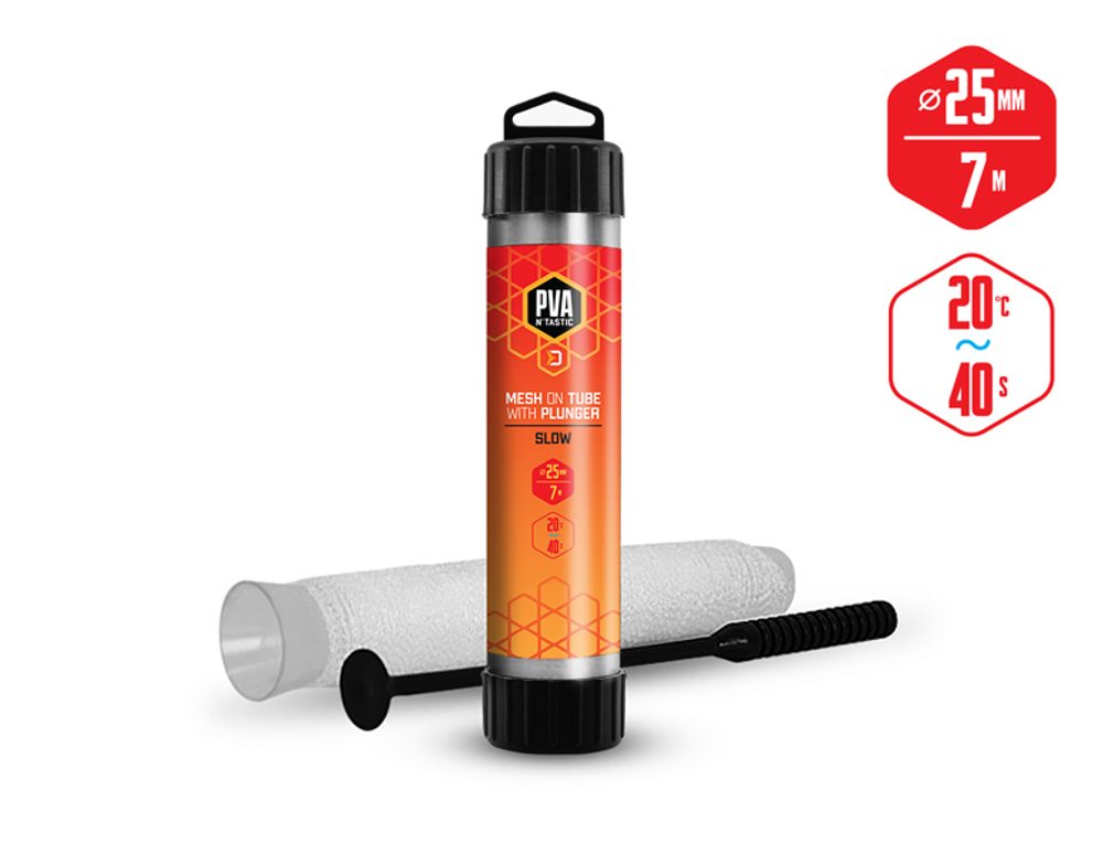 E-shop Delphin Punčocha PVA n ́tastic Tuba+Plnič 25mm 7m,Delphin Punčocha PVA n ́tastic Tuba+Plnič 25mm 7m
