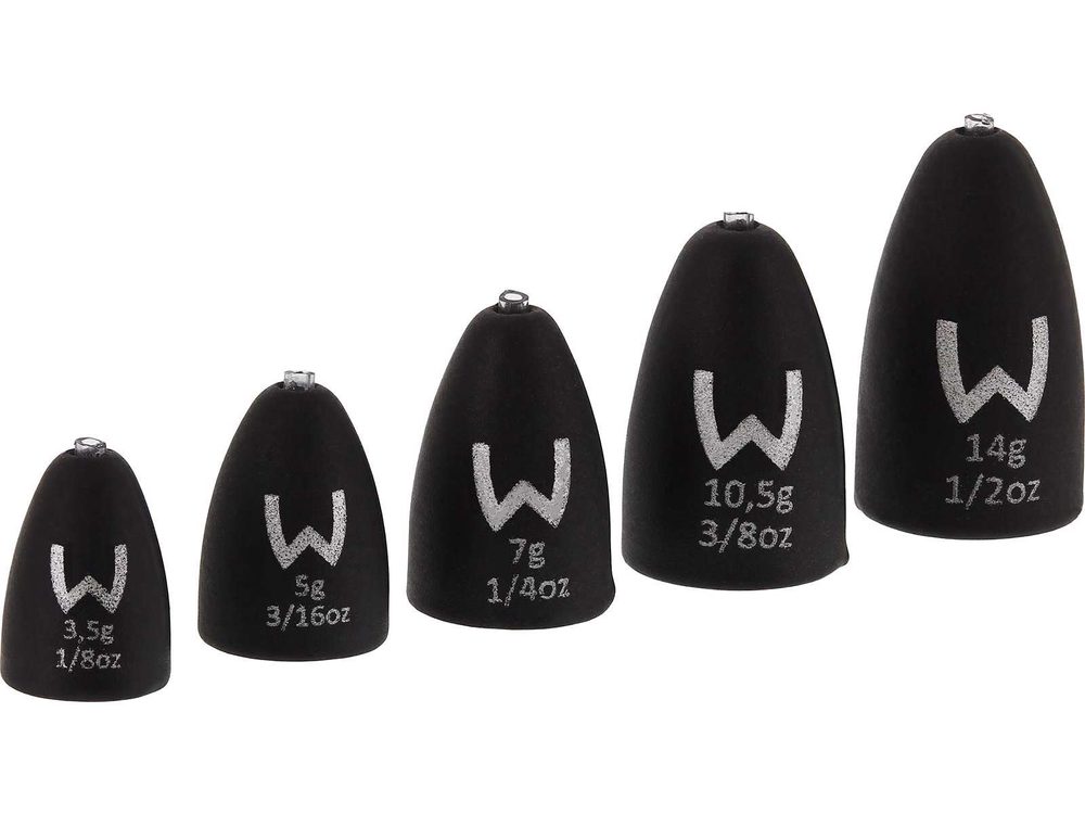 Westin Zátěže Add-It Tungsten Bullet Matte Black - 10,5g 2ks