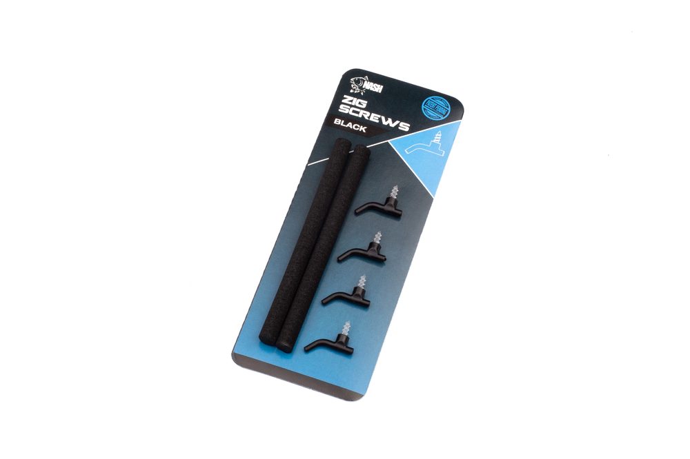 E-shop Nash Rovnátka Zig Screws 4ks - Černá,Nash Rovnátka Zig Screws 4ks - Černá