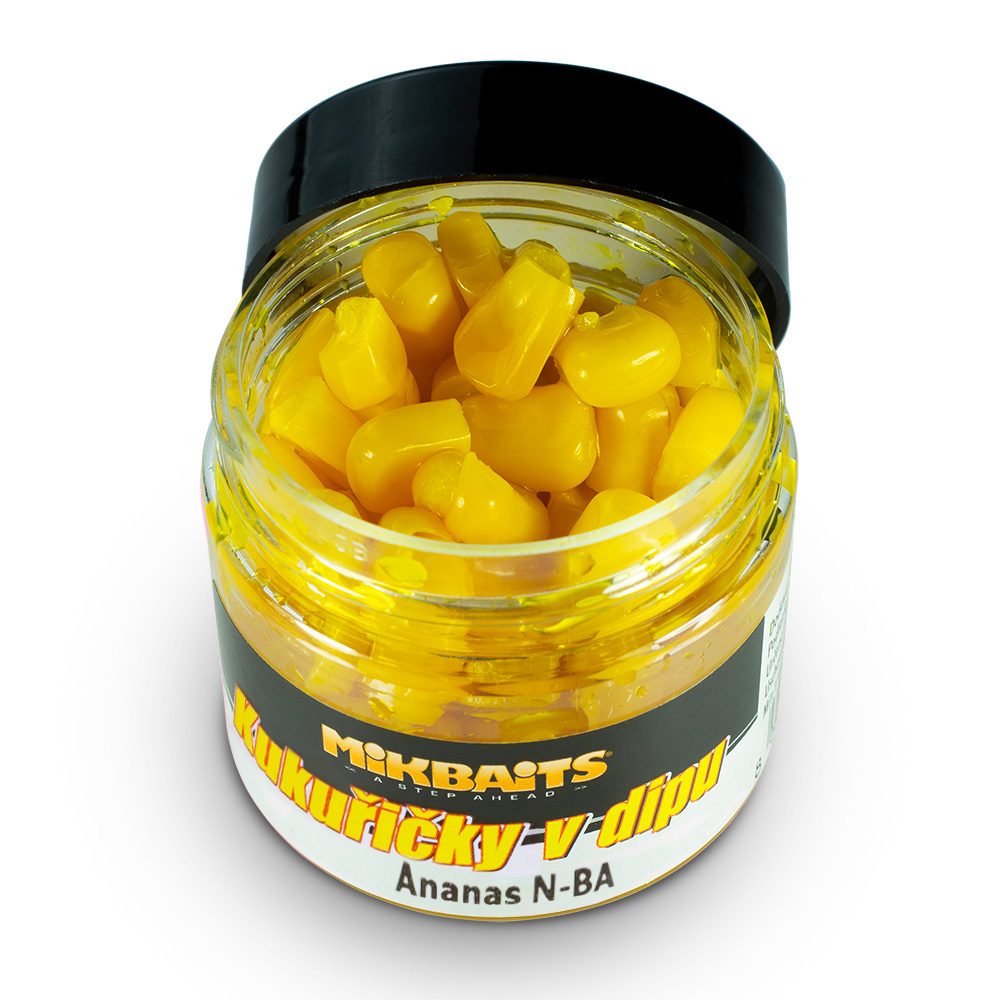 E-shop Mikbaits Kukuřičky v dipu 50ml - Ananas N-BA,Mikbaits Kukuřičky v dipu 50ml - Ananas N-BA
