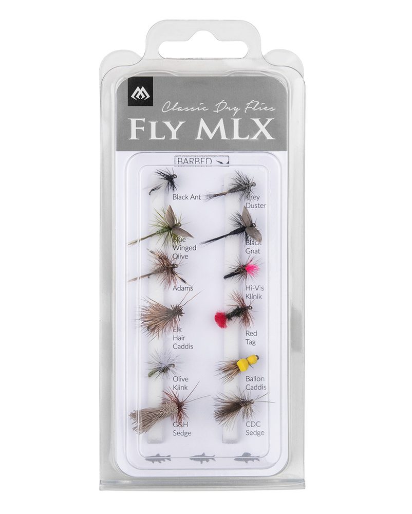E-shop Mikado Sada suchých mušek Dry Flies Barbed 12ks,Mikado Sada suchých mušek Dry Flies Barbed 12ks