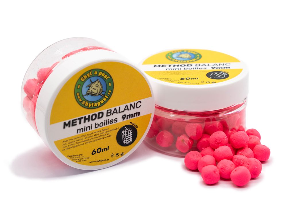 E-shop Chyť a pusť Mini boilies Balanc 9mm 60ml - Česnek