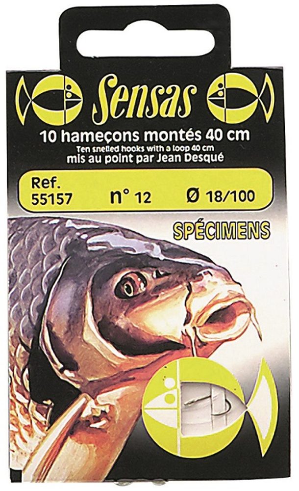 E-shop Sensas Hotový návazec Specimen 40cm 10ks - vel.8/0,20mm,Sensas Hotový návazec Specimen 40cm 10ks - vel.8/0,20mm