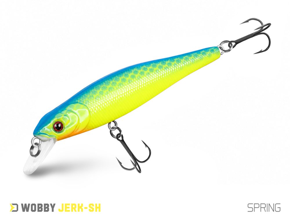 Delphin Wobler Wobby Jerk-SH 8cm 6,5g - SPRING