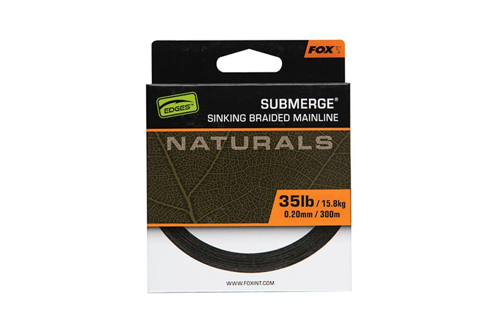 E-shop Fox Splétaná Šňůra Naturals Submerge Braid - 0,20mm 300m,Fox Splétaná Šňůra Naturals Submerge Braid - 0,20mm 300m