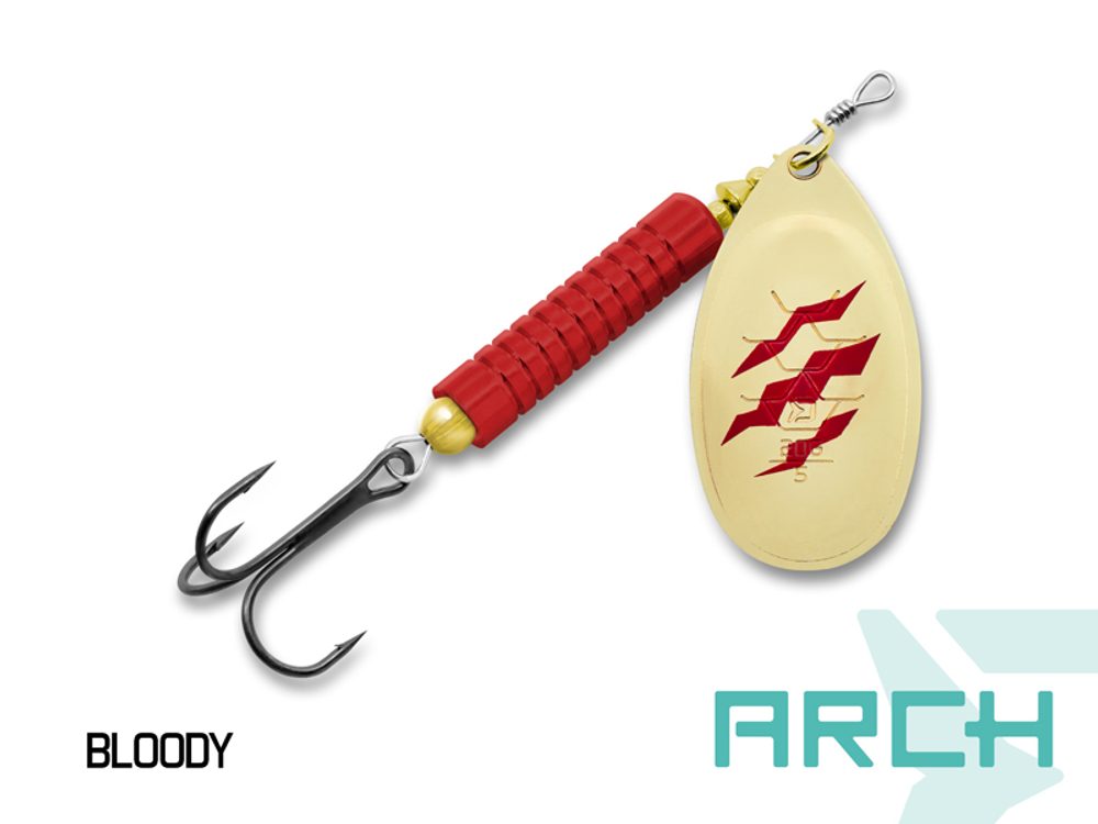 Delphin Třpytka Arch Bloody - 10g vel.3,Delphin Třpytka Arch Bloody - 10g vel.3