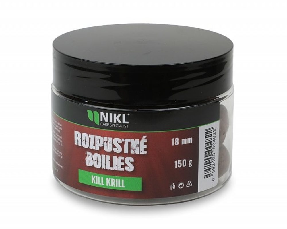 E-shop Nikl Rozpustné boilies Kill Kril 150g - 14mm,Nikl Rozpustné boilies Kill Kril 150g - 14mm