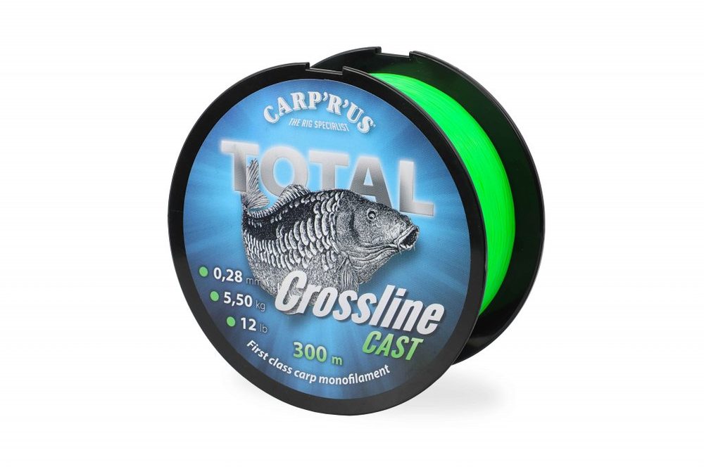 Fotografie Carp ´R´ Us Vlasec Total Crossline Cast Green - 0,28mm 300m