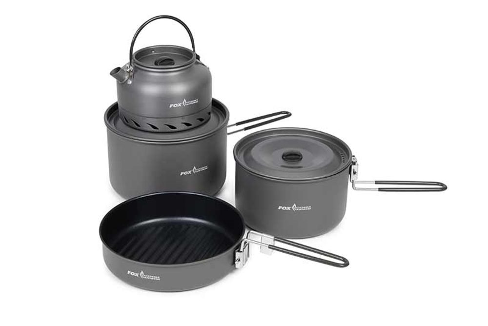 E-shop Fox Čtyřdílná sada nádobí Cookware 4 piece Deluxe Cook Set,Fox Čtyřdílná sada nádobí Cookware 4 piece Deluxe Cook Set