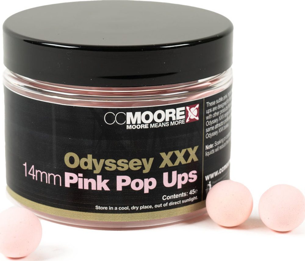 E-shop CC Moore Plovoucí boilie Odyssey XXX Pop Ups Pink - 12mm 55ks,CC Moore Plovoucí boilie Odyssey XXX Pop Ups Pink - 12mm 55ks